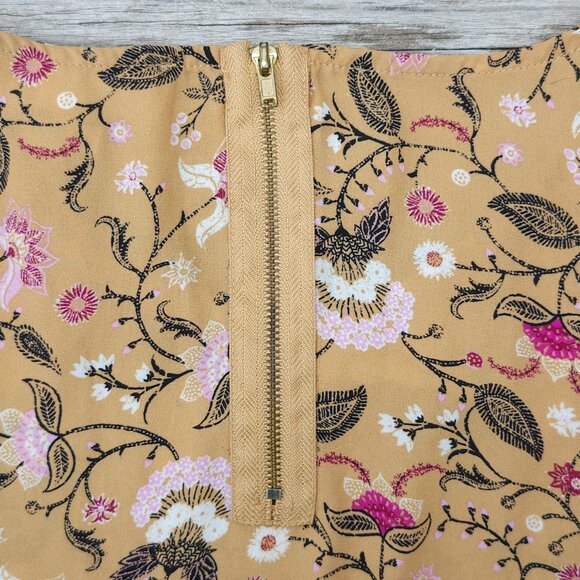 BEAUTIFUL PINK ROSE Paisley Top Women's Size Medium CAP SLEEVE - Picture 7 of 7